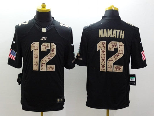 Adult New York Jets Joe Namath NO.12 Football Jerseys