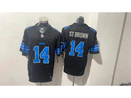 Adult Detroit Lions Amon-Ra St. Brown NO.14 Football Jerseys