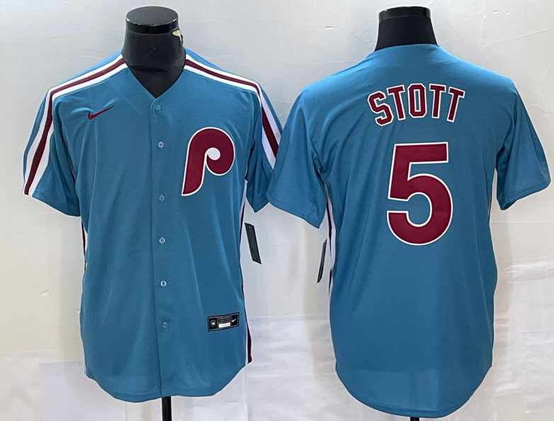 Adult Philadelphia Phillies Bryson Stott NO.5 baseball Jerseys