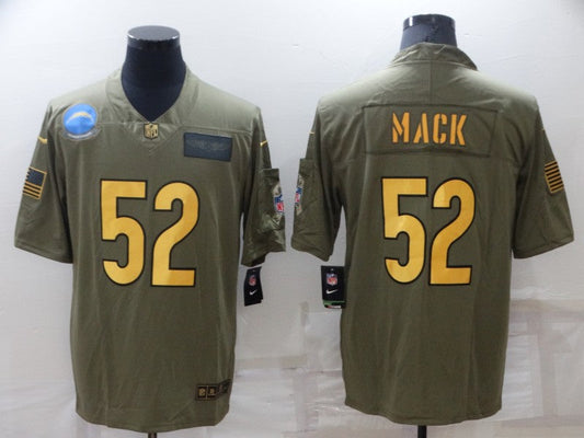 Adult Los Angeles Chargers Khalil Mack NO.52 Football Jerseys