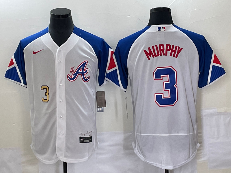 Men/Women/Youth Atlanta Braves Dale Murphy #3 baseball Jerseys