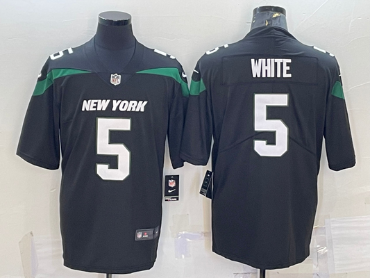 Adult New York Jets Mike White NO.5 Football Jerseys