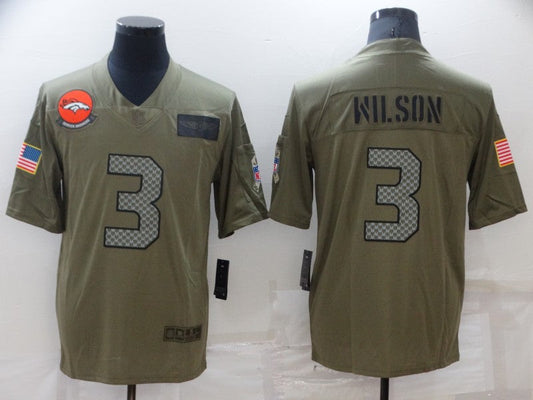 Adult Denver Broncos Russell Wilson NO.3 Football Jerseys