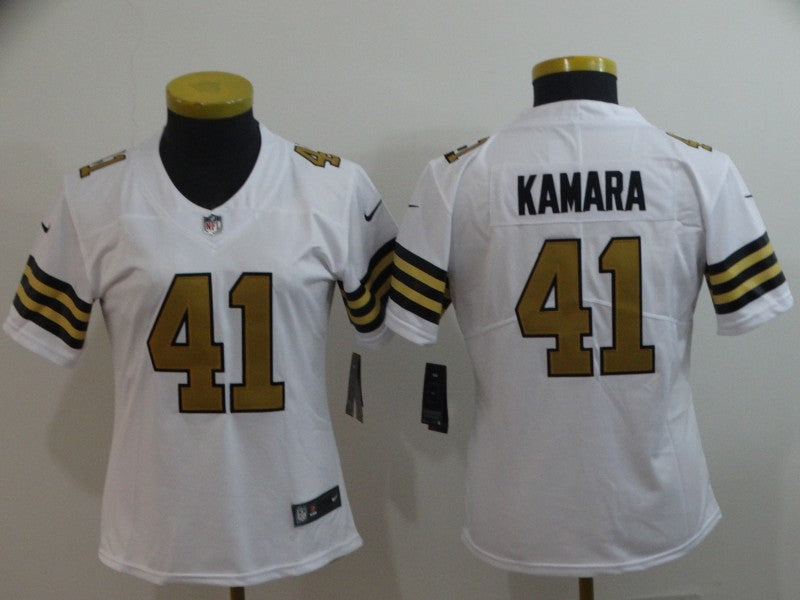 Women's New Orleans Saints Alvin Kamara NO.41 Football Jerseys