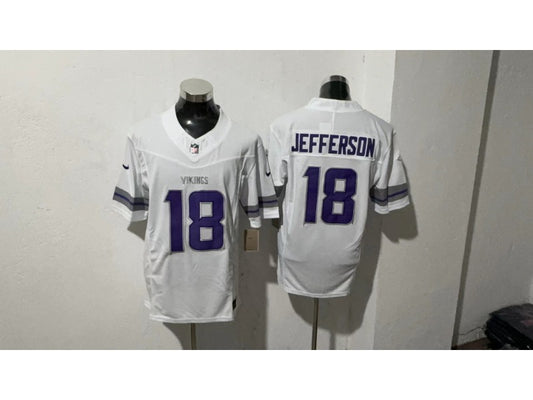 New Season Adult Minnesota Vikings Justin Jefferson NO.18 Football Jerseys