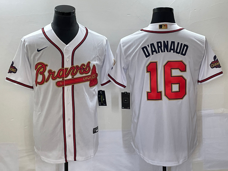 Men/Women/Youth Atlanta Braves Travis d'Arnaud  #16 baseball Jerseys