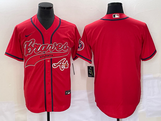 Men/Women/Youth Atlanta Braves baseball Jerseys blank or custom your name and number