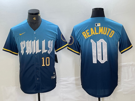 Men/Women/Youth Philadelphia Phillies J.T. Realmuto #10 baseball Jerseys