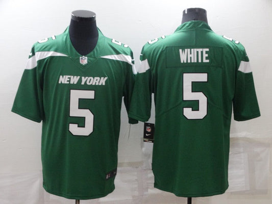 Adult New York Jets Mike White NO.5 Football Jerseys