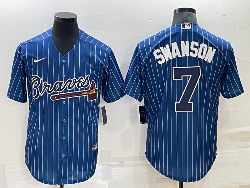 Men/Women/Youth Atlanta Braves Dansby Swanson #7 baseball Jerseys