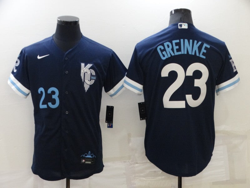 Men/Women/Youth Kansas City Royals Zack Greinke #23 baseball Jerseys