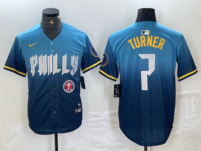 Men/Women/Youth Philadelphia Phillies Trea Turner #7 baseball Jerseys