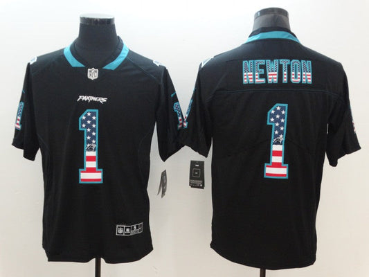 Adult Carolina Panthers Cam Newton NO.1 Football Jerseys