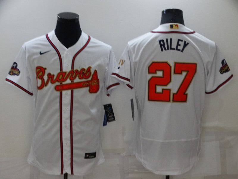 Men/Women/Youth Atlanta Braves Austin Riley #27 baseball Jerseys