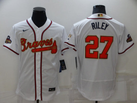 Men/Women/Youth Atlanta Braves Austin Riley #27 baseball Jerseys