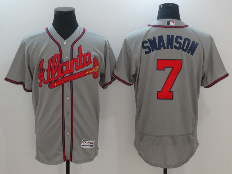 Men/Women/Youth Atlanta Braves Dansby Swanson #7 baseball Jerseys