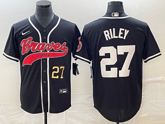 Men/Women/Youth Atlanta Braves Austin Riley #27 baseball Jerseys