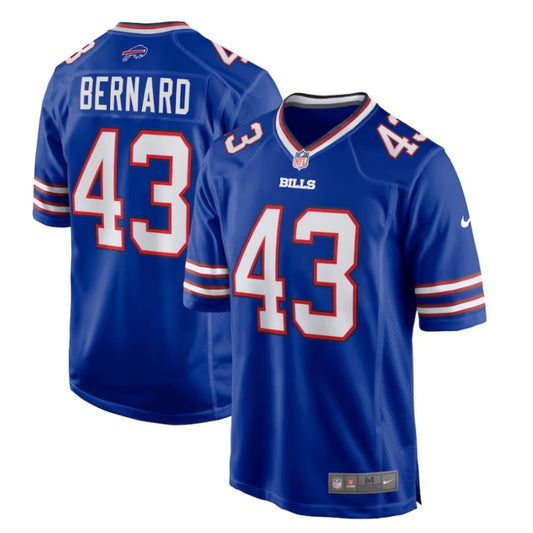 New Season Adult Buffalo Bills Terrel Bernard NO.43 Football Jerseys