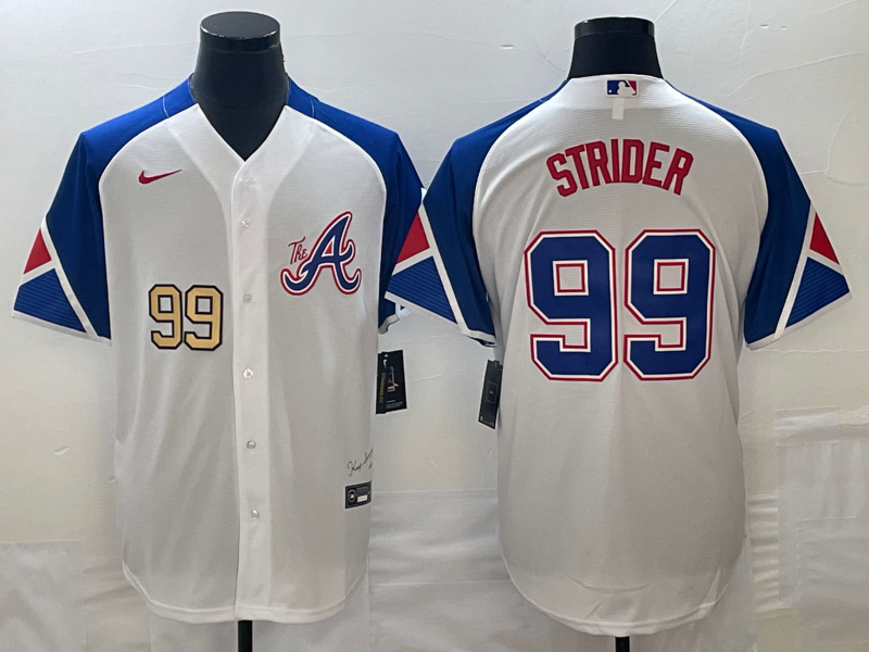 Men/Women/Youth Atlanta Braves Spencer Strider #99 baseball Jerseys