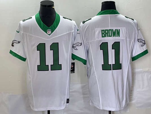 Adult 2023-2024 season Philadelphia Eagles A. J. Brown NO.11 Football Jerseys