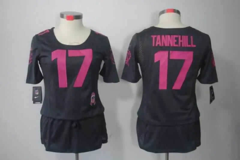 Women Miami Dolphins Ryan Tannehill NO.17 Football Jerseys