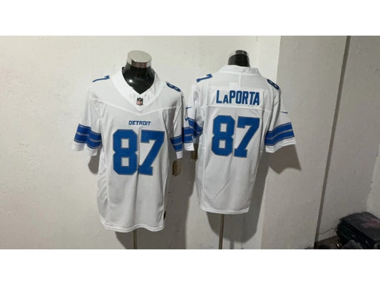 Adult Detroit Lions Sam LaPorta NO.87 Football Jerseys