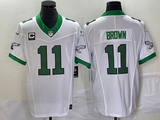 Adult 2023-2024 season Philadelphia Eagles A. J. Brown NO.11 Football Jerseys