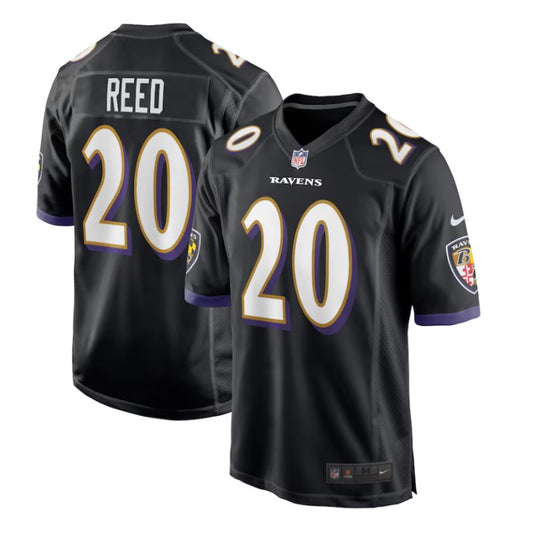 New Season Adult Baltimore Ravens Ed Reed  NO.20 Football Jerseys