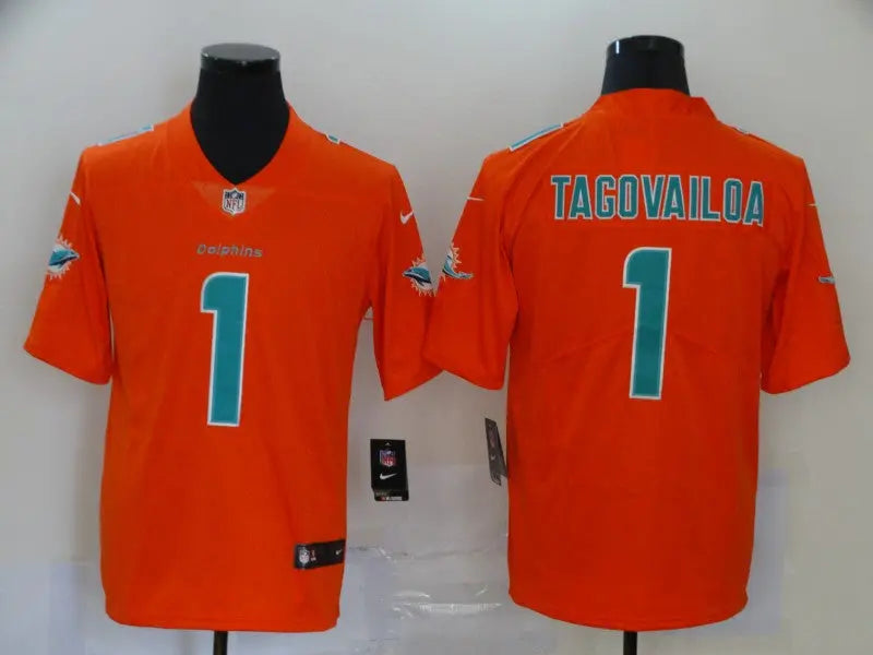 Adult Miami Dolphins Tua Tagovailoa NO.1 Football Jerseys