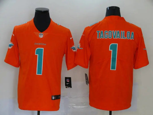 Adult Miami Dolphins Tua Tagovailoa NO.1 Football Jerseys