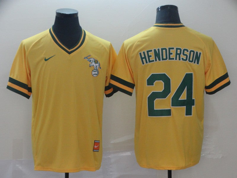 Men/Women/Youth Oakland Athletics Rickey Henderson NO.24 baseball Jerseys