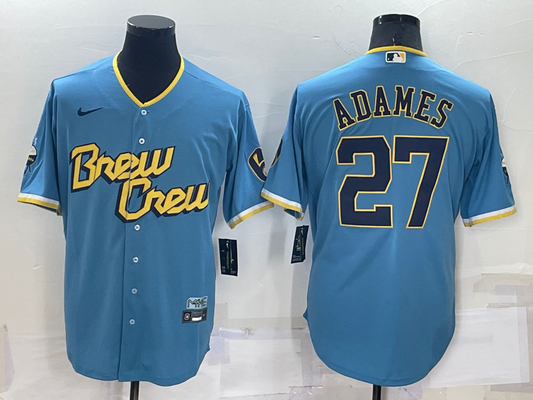 Men/Women/Youth Milwaukee Brewers  Milwaukee Brewers #27 baseball Jerseys