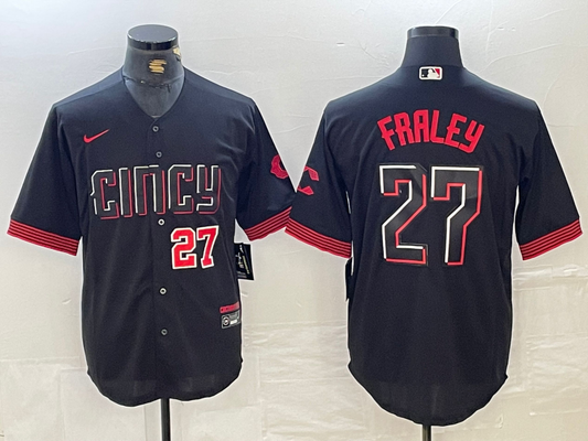 Men/Women/Youth Cincinnati reds Jake Fraley NO.27 baseball Jerseys