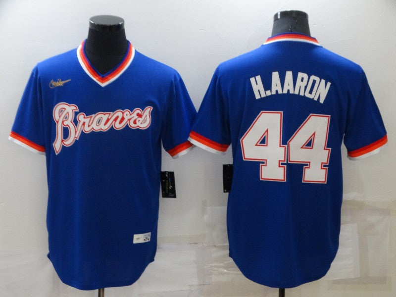 Men/Women/Youth Atlanta Braves Hank Aaron #44 baseball Jerseys