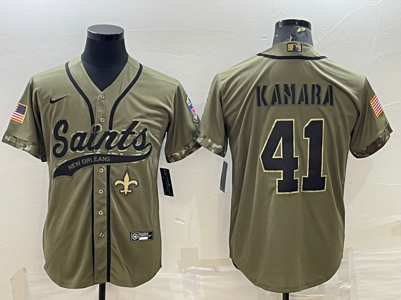 Adult New Orleans Saints Alvin Kamara NO.41 Football Jerseys