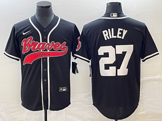 Men/Women/Youth Atlanta Braves Austin Riley #27 baseball Jerseys