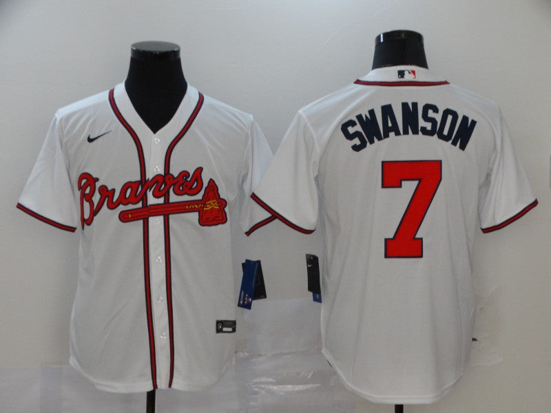 Men/Women/Youth Atlanta Braves Dansby Swanson #7 baseball Jerseys