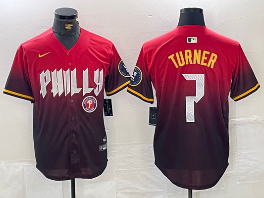 Men/Women/Youth Philadelphia Phillies Trea Turner #7 baseball Jerseys