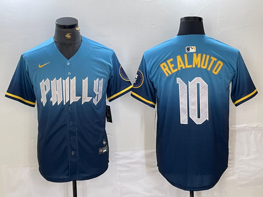 Men/Women/Youth Philadelphia Phillies J.T. Realmuto #10 baseball Jerseys