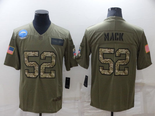 Adult Los Angeles Chargers Khalil Mack NO.52 Football Jerseys