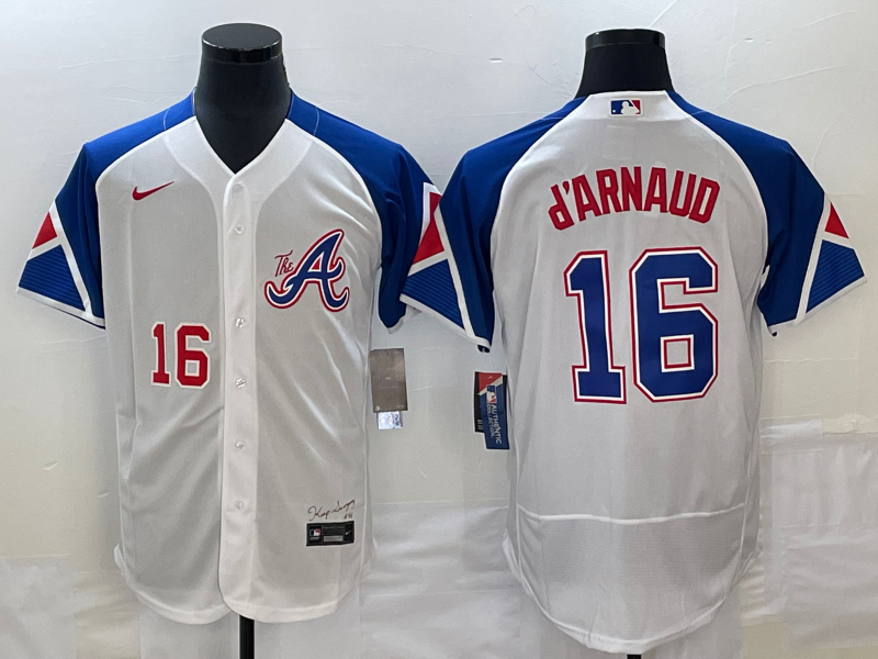 Men/Women/Youth Atlanta Braves Travis d'Arnaud  #16 baseball Jerseys