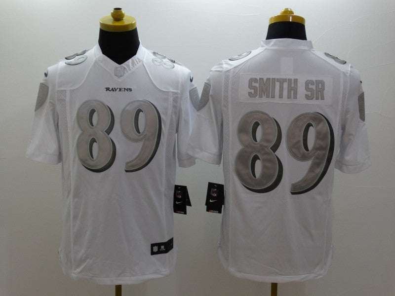 Adult  Baltimore Ravens Steve Smith Sr. NO.89 Football Jerseys