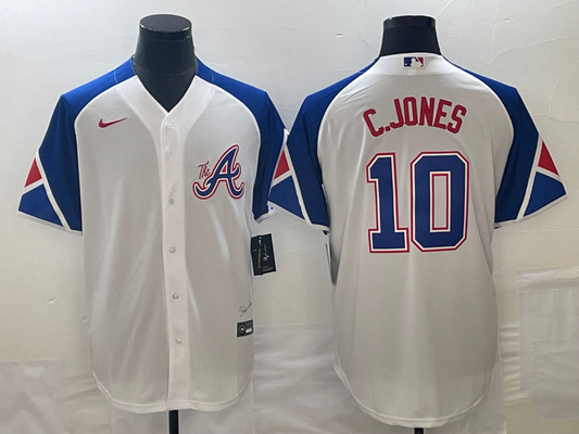 Men/Women/Youth Atlanta Braves Chipper Jones #10 baseball Jerseys