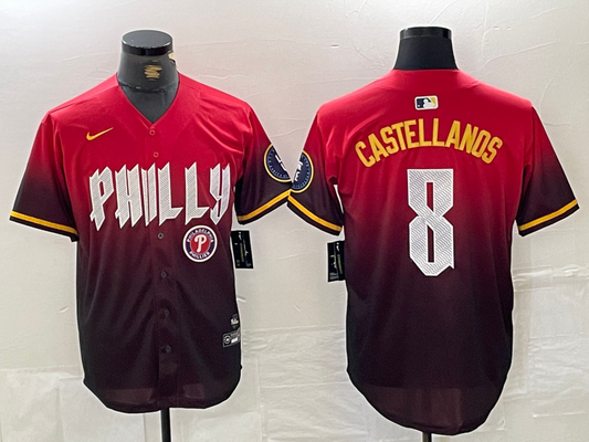 Men/Women/Youth Philadelphia Phillies Nick Castellanos  #8 baseball Jerseys