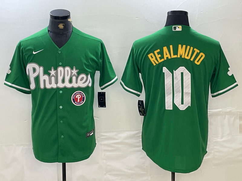 Men/Women/Youth Philadelphia Phillies J.T. Realmuto #10 baseball Jerseys