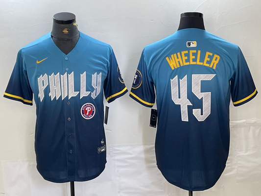 Men/Women/Youth Philadelphia Phillies  Zack Wheeler #45 baseball Jerseys