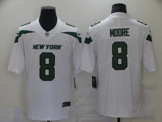 Adult New York Jets Elijah Moore NO.8 Football Jerseys