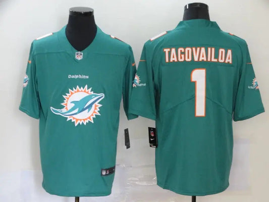 Adult Miami Dolphins Tua Tagovailoa NO.1 Football Jerseys