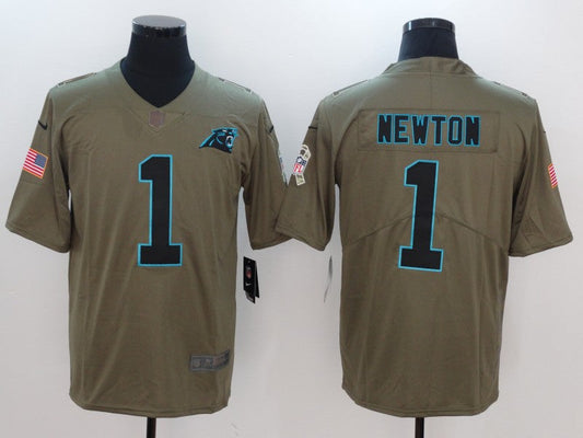 Adult Carolina Panthers Cam Newton NO.1 Football Jerseys