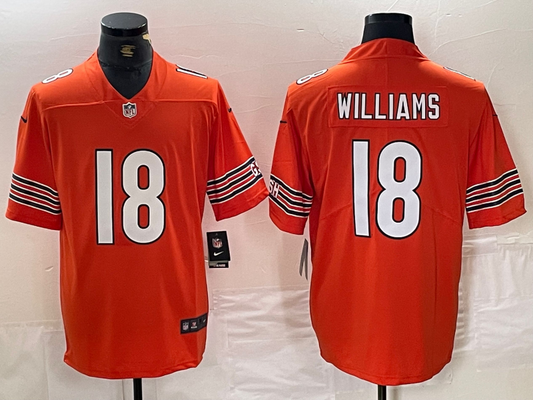 Adult Chicago Bears Caleb Williams  NO.18 Football Jerseys